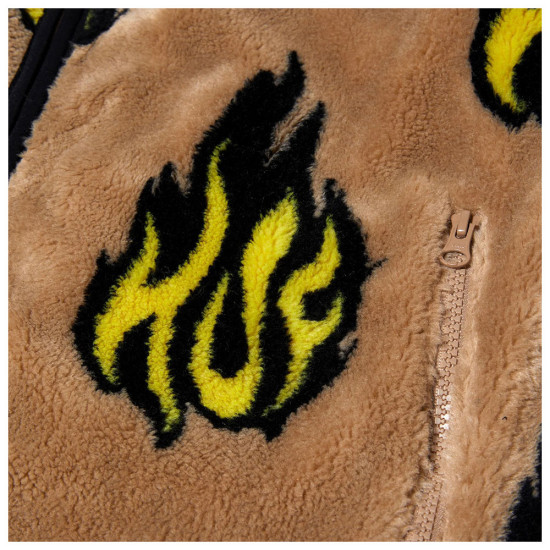 Huf Ανδρικό μπουφάν Flamin Zip Sherpa Fleece